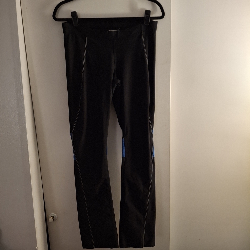 Nike Women's Black Joggers with Blue Accents